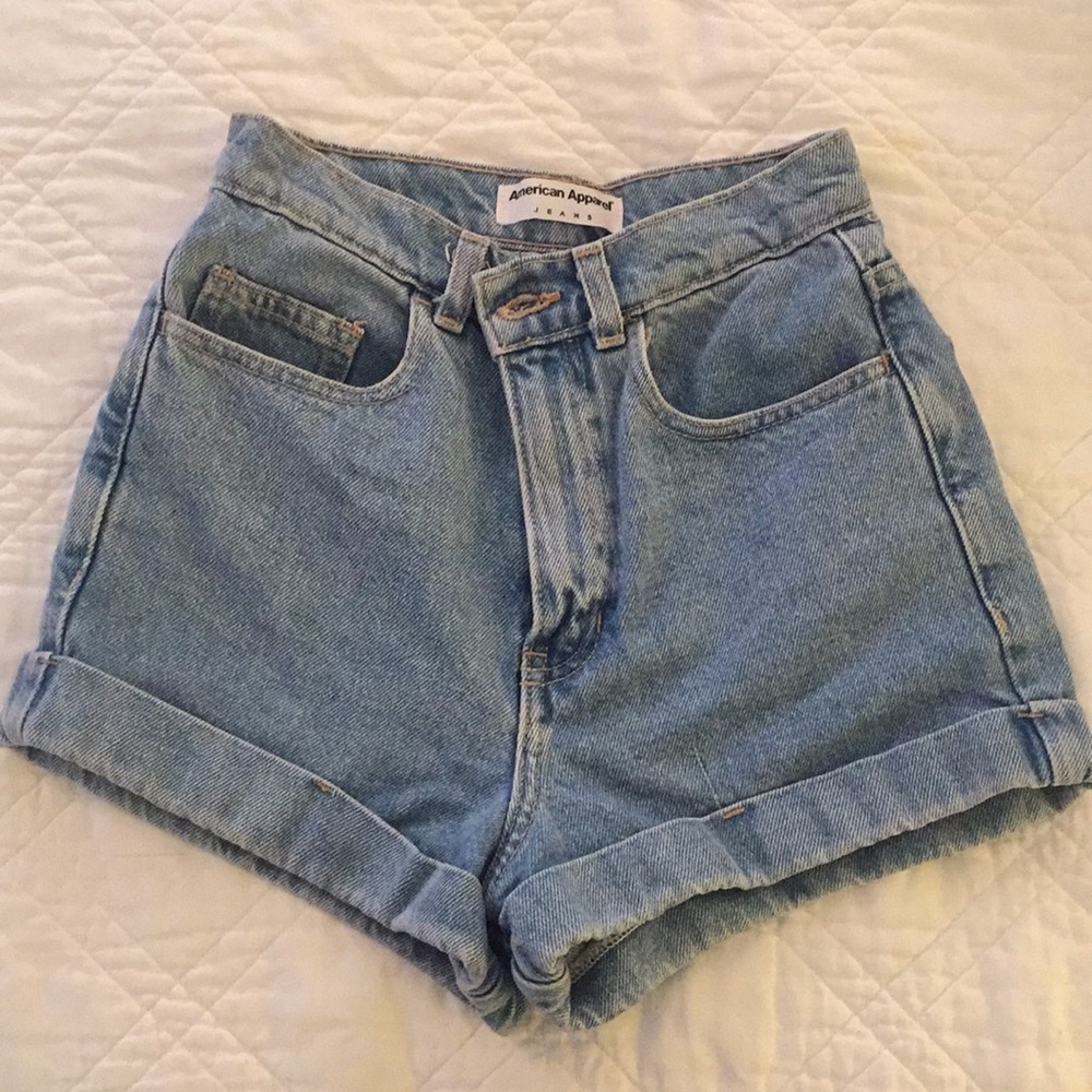 American Apparel High Waisted Shorts